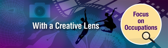 Graphic of with a Creative Lens